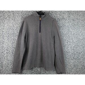 Banana Republic Sweater Mens Adult Medium Grey Faded Casual 1/4 Zip